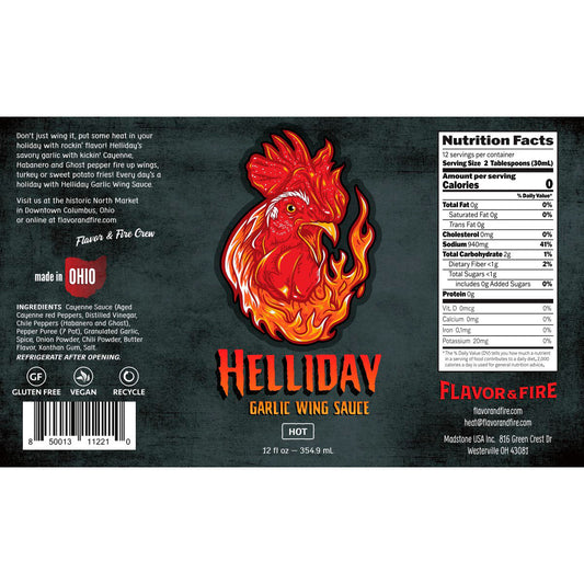 Helliday Serrano Medium Wing Sauce
