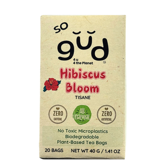 Hibiscus Bloom Tisane | Plant-based Tea Bags, image 4 of 4