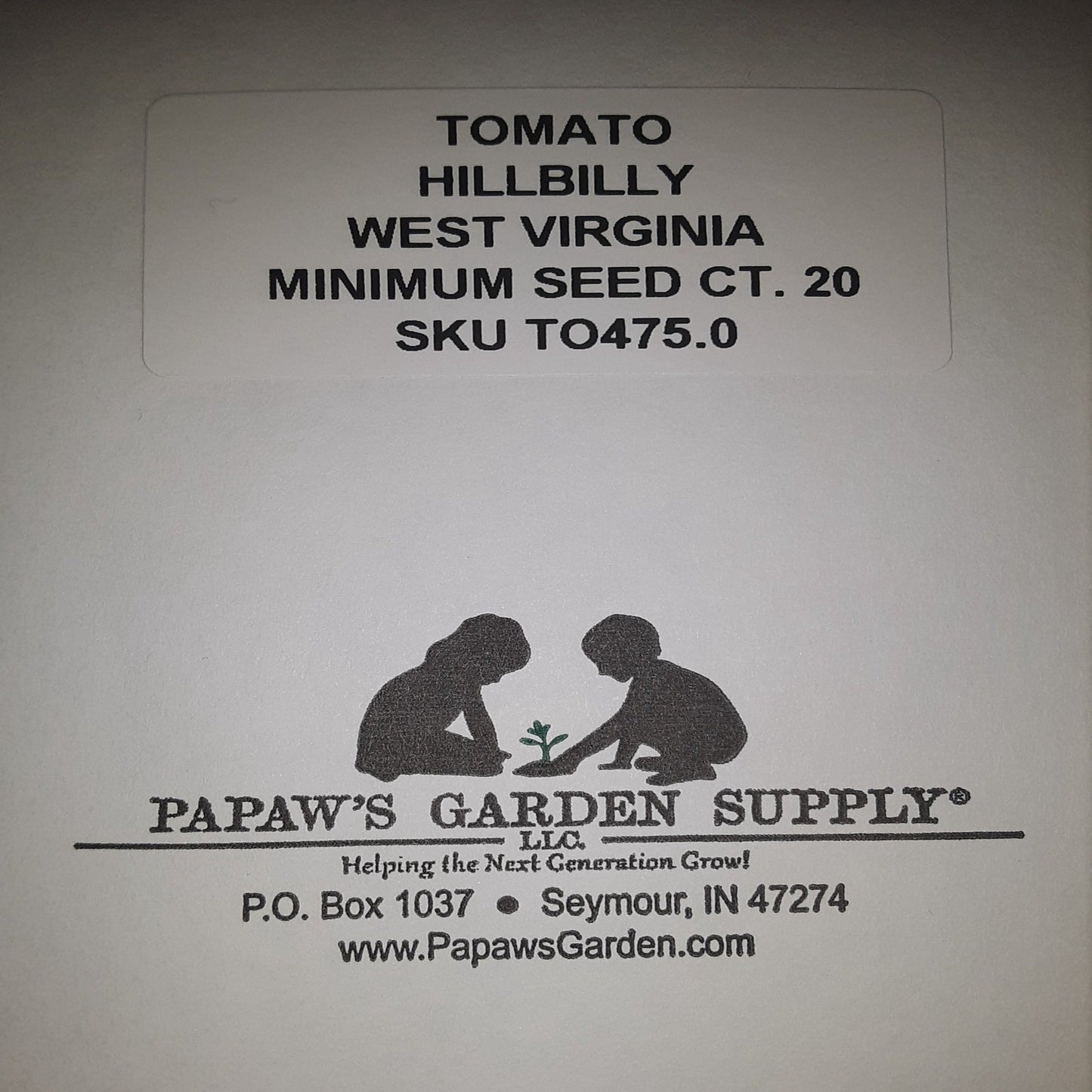 Hillbilly West Virginia Heirloom Tomato Seeds