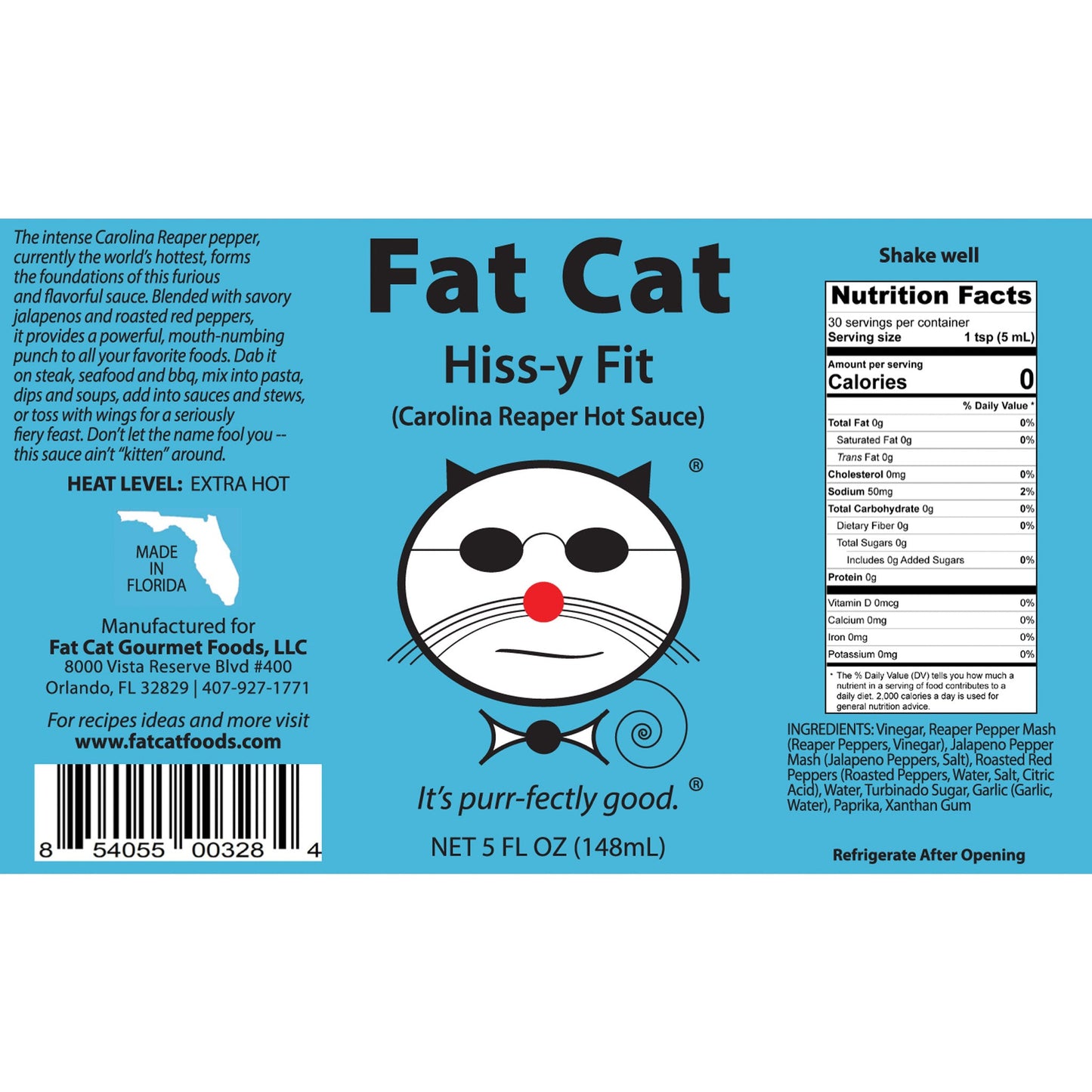Hiss-Y Fit Carolina Reaper Sauce