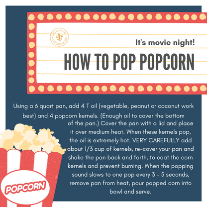 Scary Movie Popcorn - Bloody Red Popcorn Kernels