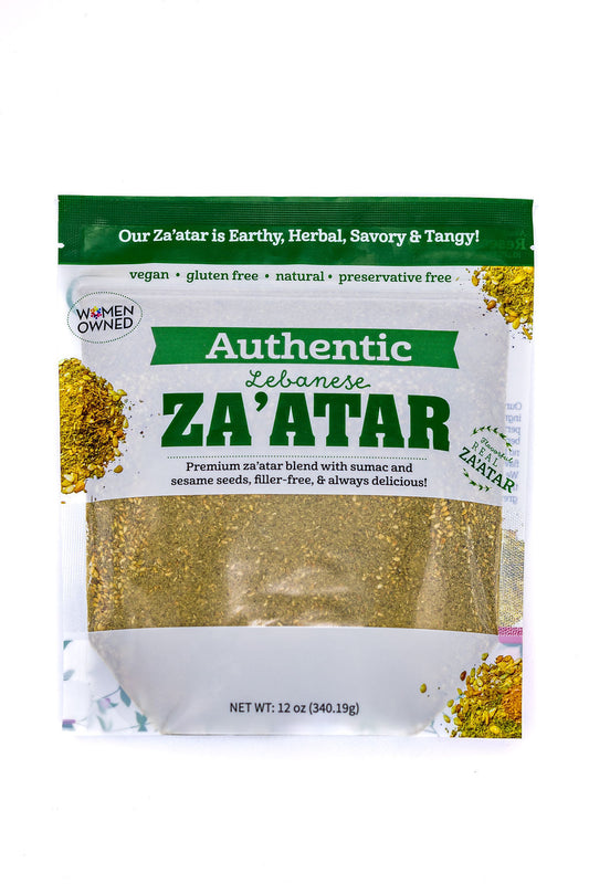 Authentic Za'atar Bulk Bag (12 oz) NonGMO project Verified from Terranean Spices, Spreads & Snacks
