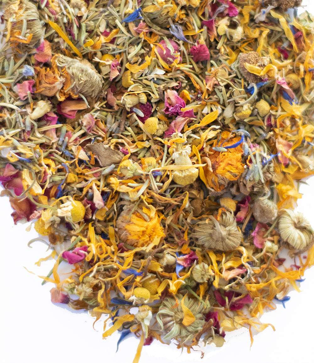 Best Eggs Ever! Nesting Herbs (Chamomile, Roses, Lavender, Cornflowers, & Calendula) For Pet Chickens