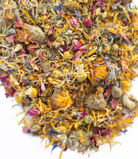 Best Eggs Ever! Nesting Herbs (Chamomile, Roses, Lavender, Cornflowers, & Calendula) For Pet Chickens