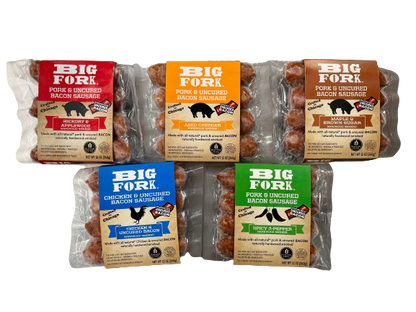 Bacon Sausage 5 Pack - Best Selling Flavors