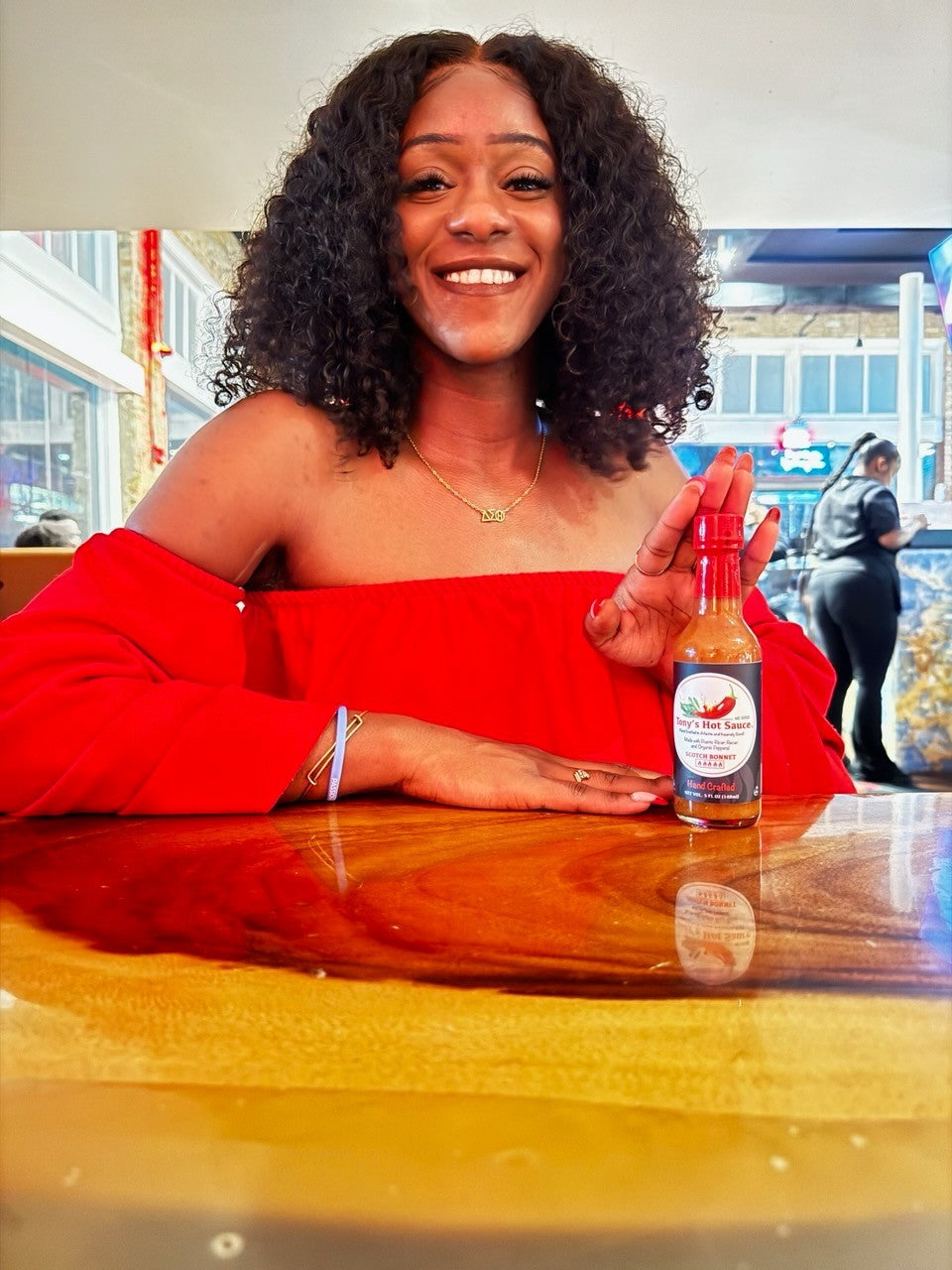 Tony's Handcrafted  "Scotch Bonnet"  Hot Sauce 5 Oz