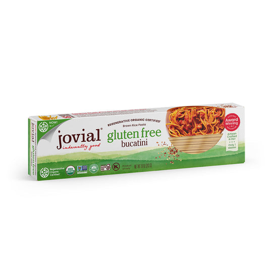 Organic Gluten Free Brown Rice Bucatini from Jovial Foods, Inc
