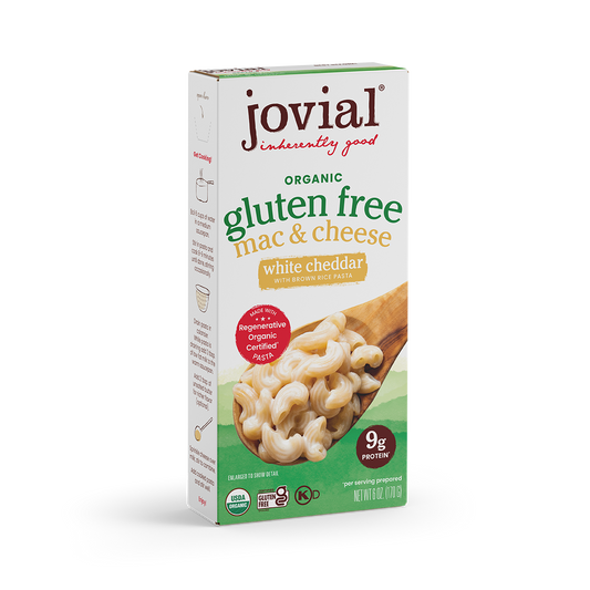 Organic Gluten Free White Cheddar Mac & Cheese by Jovial Foods