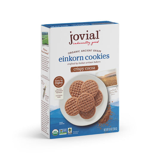 Organic Einkorn Crispy Cocoa Cookies