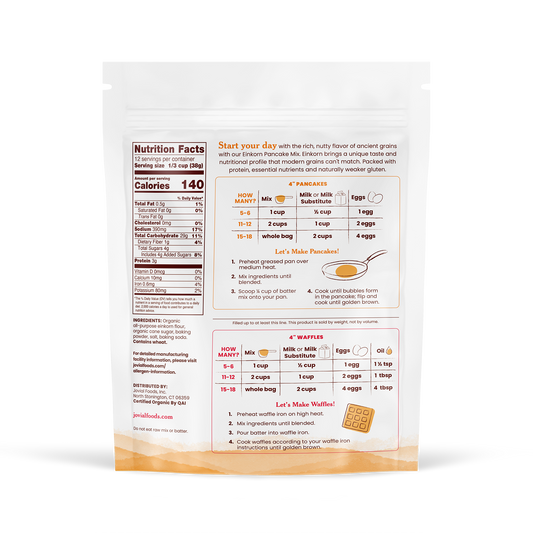 Organic Einkorn Pancake and Waffle Mix