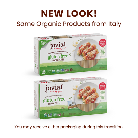 Organic Gluten Free Brown Rice Manicotti