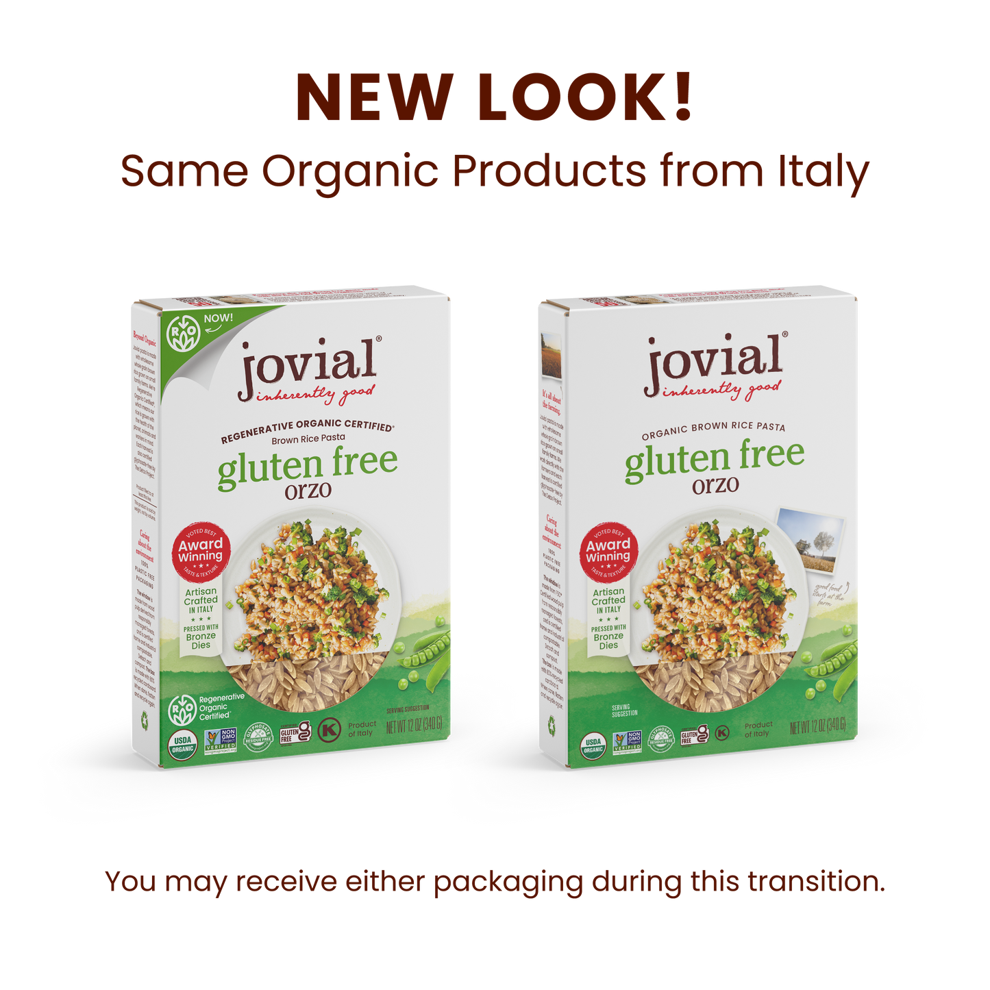 Organic Gluten Free Brown Rice Orzo