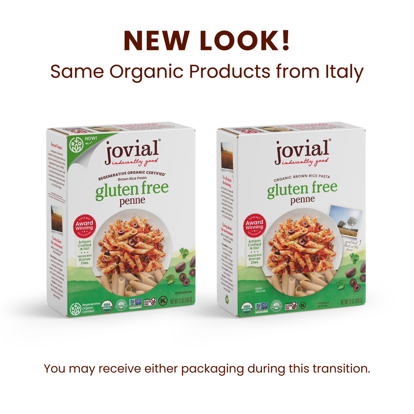Organic Gluten Free Brown Rice Penne Rigate