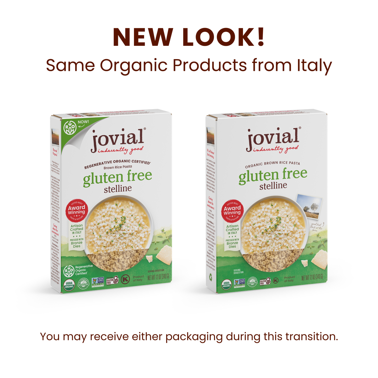 Organic Gluten Free Brown Rice Stelline