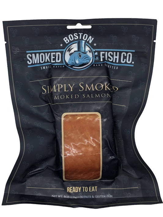 Simply Smoked Salmon Portions (Hot Smoked) - 3 x 3 LB by Boston Smoked Fish