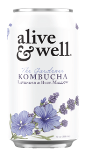 Alive & Well Lavender & Blue Mallow Kombucha
