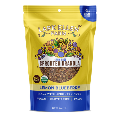 Lemon Blueberry Sprouted Granola