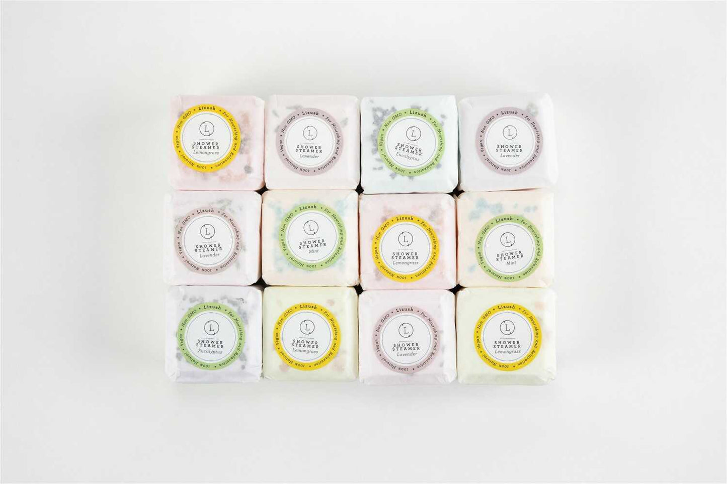 Bulk - 100 Natural Vegan Mix scents shower steamers