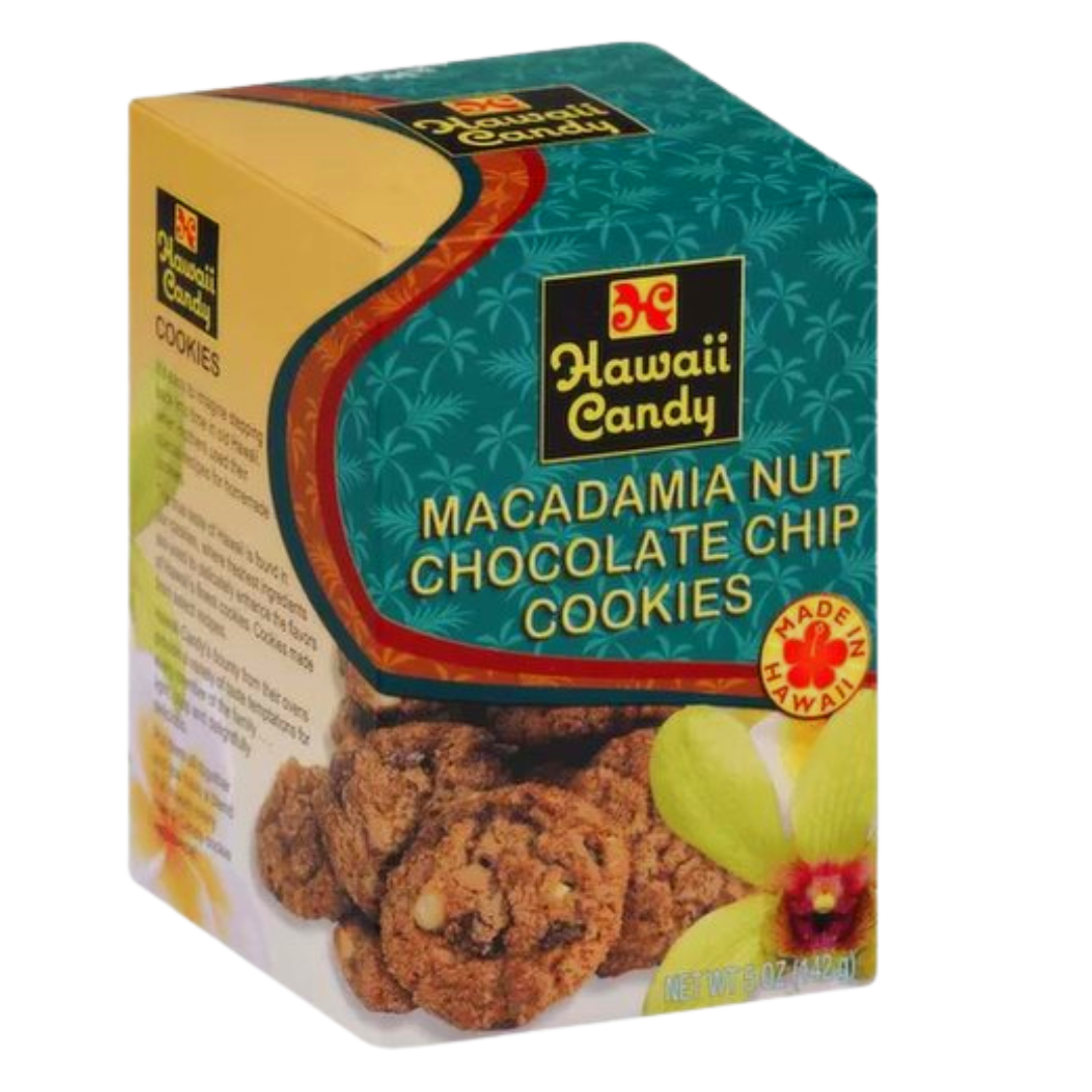 Hawaii Candy Macadamia Nut Chocolate Chip Cookies