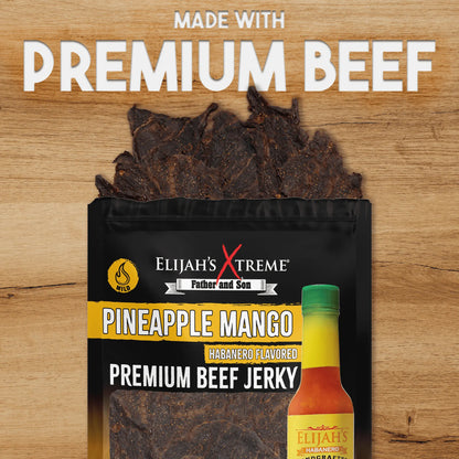 Pineapple-Mango Habanero Beef Jerky