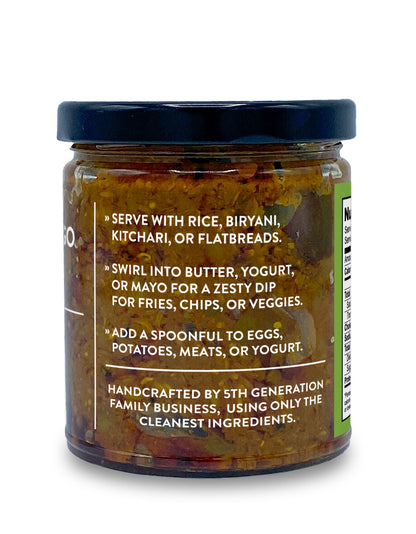 Indian Raw Mango Pickle - Limited Edition Seasonal Item - 9 oz