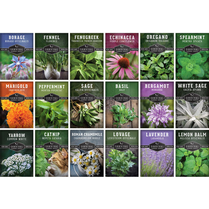 Medicinal Herb Collection - 18 Medicinal Herbs