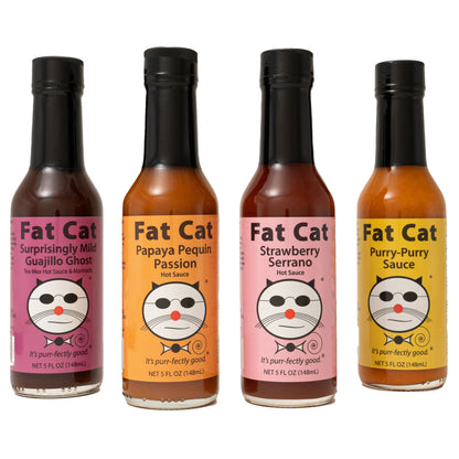 Mild Heat 4 Bottle Hot Sauce Bundle