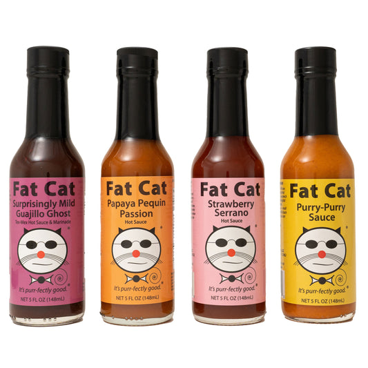 Mild Heat 4 Bottle Hot Sauce Bundle