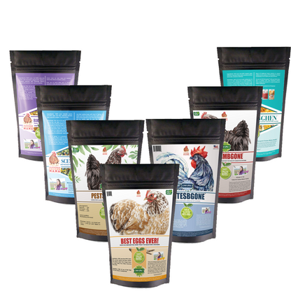 Nesting Herb Starter Bundle-- 7 Different Nesting & Coop Herbs