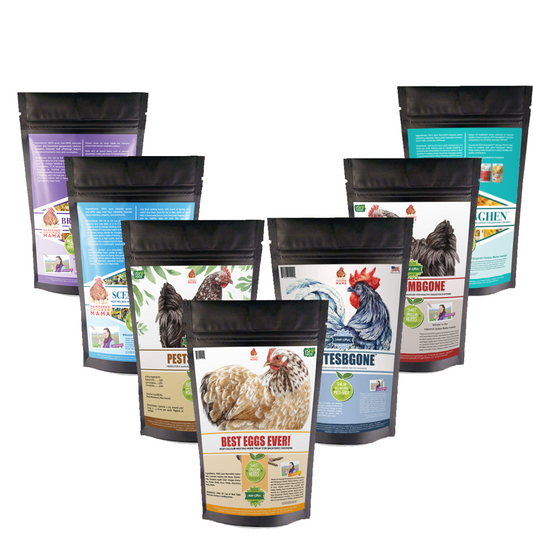 Nesting Herb Starter Bundle-- 7 Different Nesting & Coop Herbs