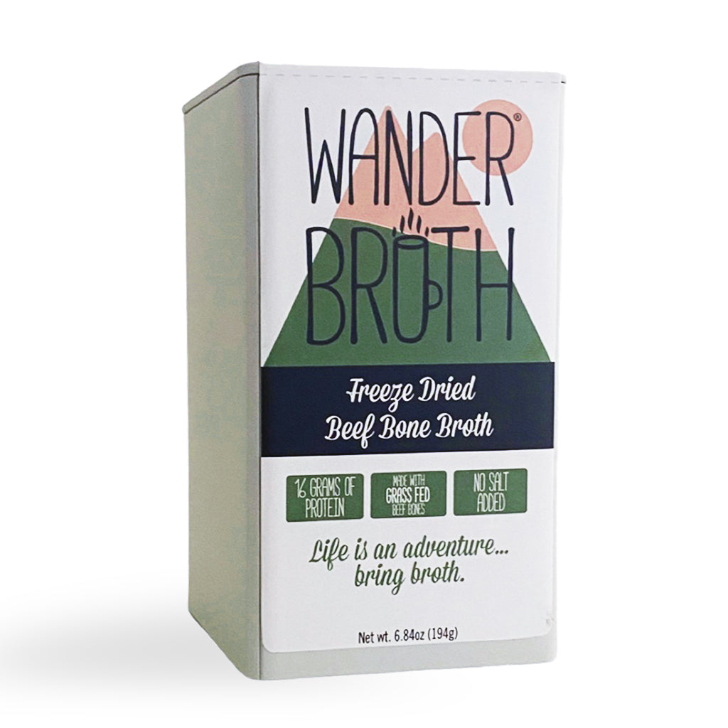 No Salt Added Grass-Fed Beef Bone Broth - Bulk