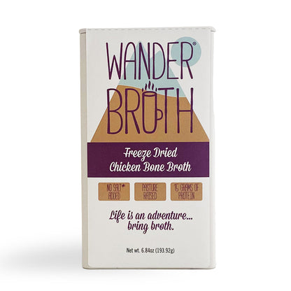 No Salt Added Organic Pasture-Raised Chicken Bone Broth - Bulk