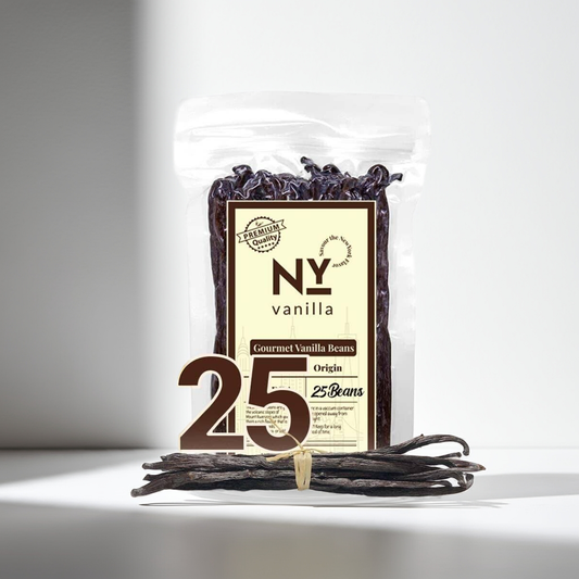 25 Whole Premium Bulk Ugandan Vanilla Beans Grade A  –  The Gold Standard of Flavor