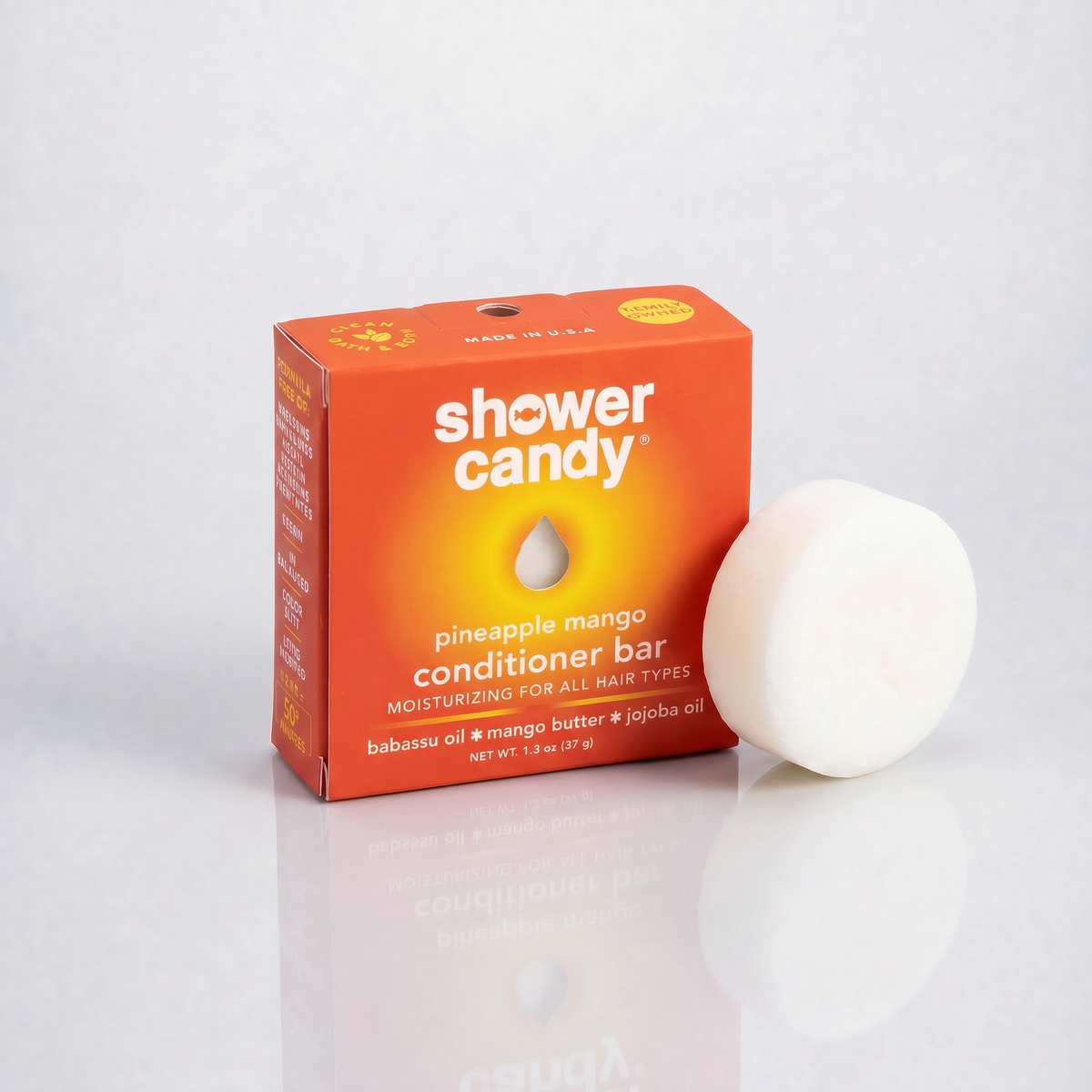Pineapple Mango Conditioner Bar For All Hair Types, image 2 of 9