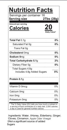 All Natural Elderberry Boost (16 oz)