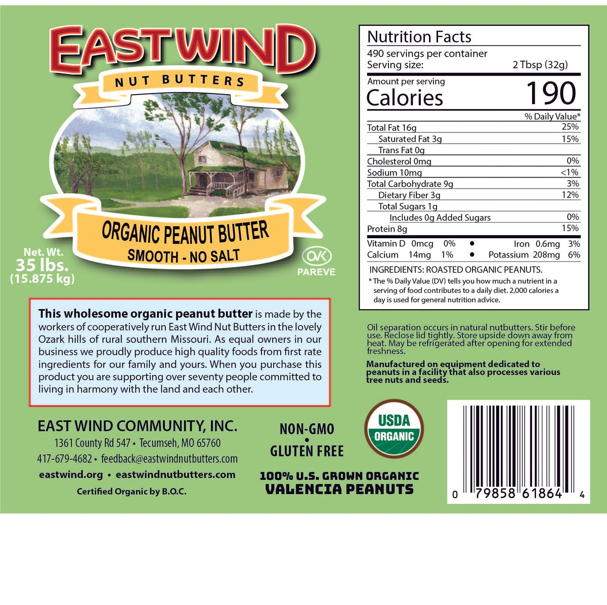 Organic Valencia Peanut Butter, image 4 of 6