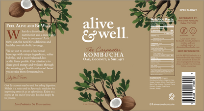 Alive & Well Oak & Coconut with Shilajit