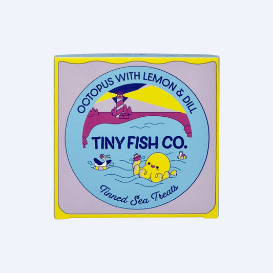 Tiny Fish Co Octopus with Lemon & Dill Tin - 12 Tins