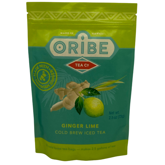 Oribe Tea Co. Ginger Lime Cold Brew Iced Tea
