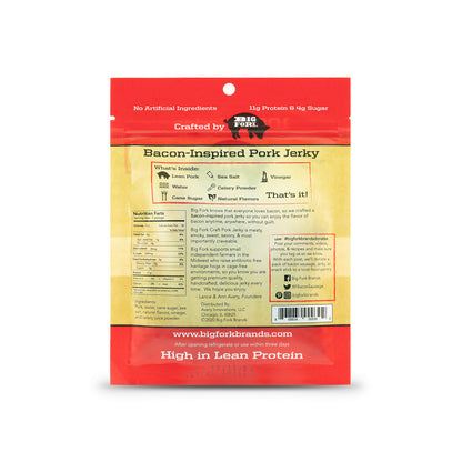 Craft Pork Jerky - 1 Case (8 X 2.25 oz. packs) by Big Fork Brands