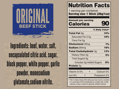 Beef Sticks - Protein Snack