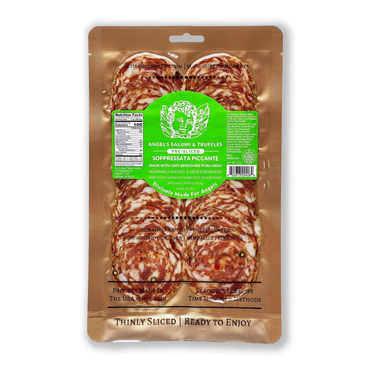 Pre-Sliced Soppressata Piccante Salami (3oz)
