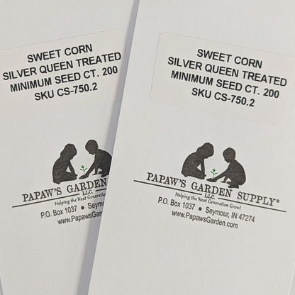 Silver Queen Treated Hybrid Sweet Corn Seed
