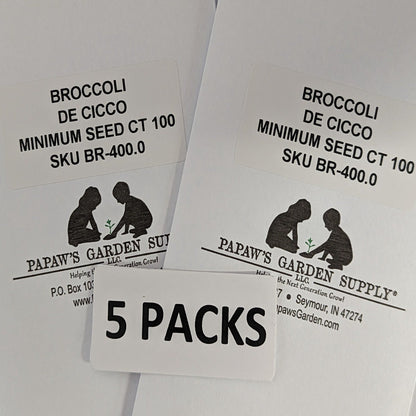 De Cicco Heirloom Broccoli Seeds