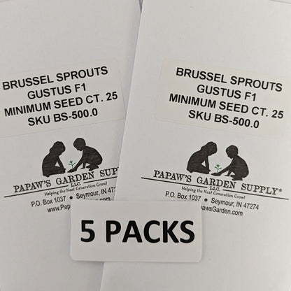 Gustus Hybrid Brussels Sprouts Seeds