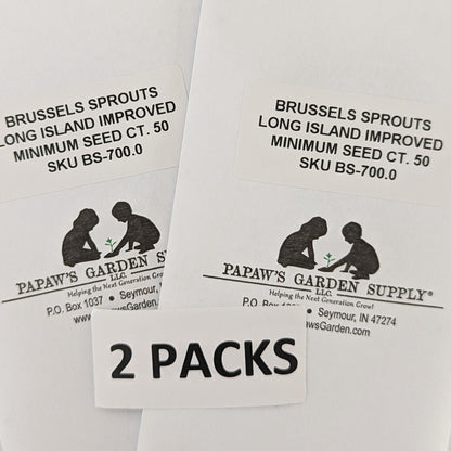 Long Island Improved Heirloom Brussels Sprouts Seeds