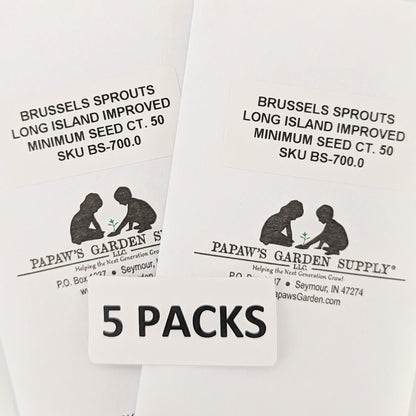 Long Island Improved Heirloom Brussels Sprouts Seeds
