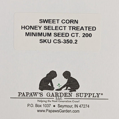 Honey Select Treated Yellow Hybrid Sweet Corn Seed