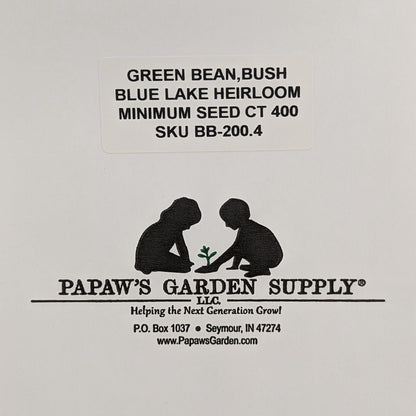 Blue Lake Bush Heirloom Green Bean Seeds