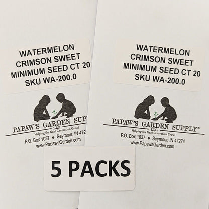 Crimson Sweet Watermelon Seeds
